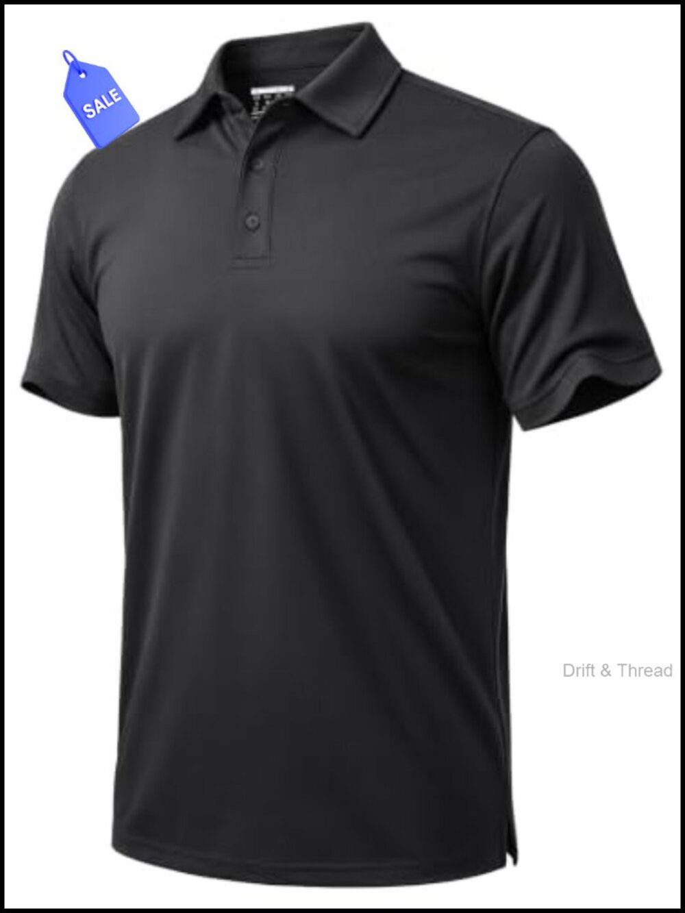 Men's Cotton Blend Pique Polo Shirt Short Sleeve Golf Casual